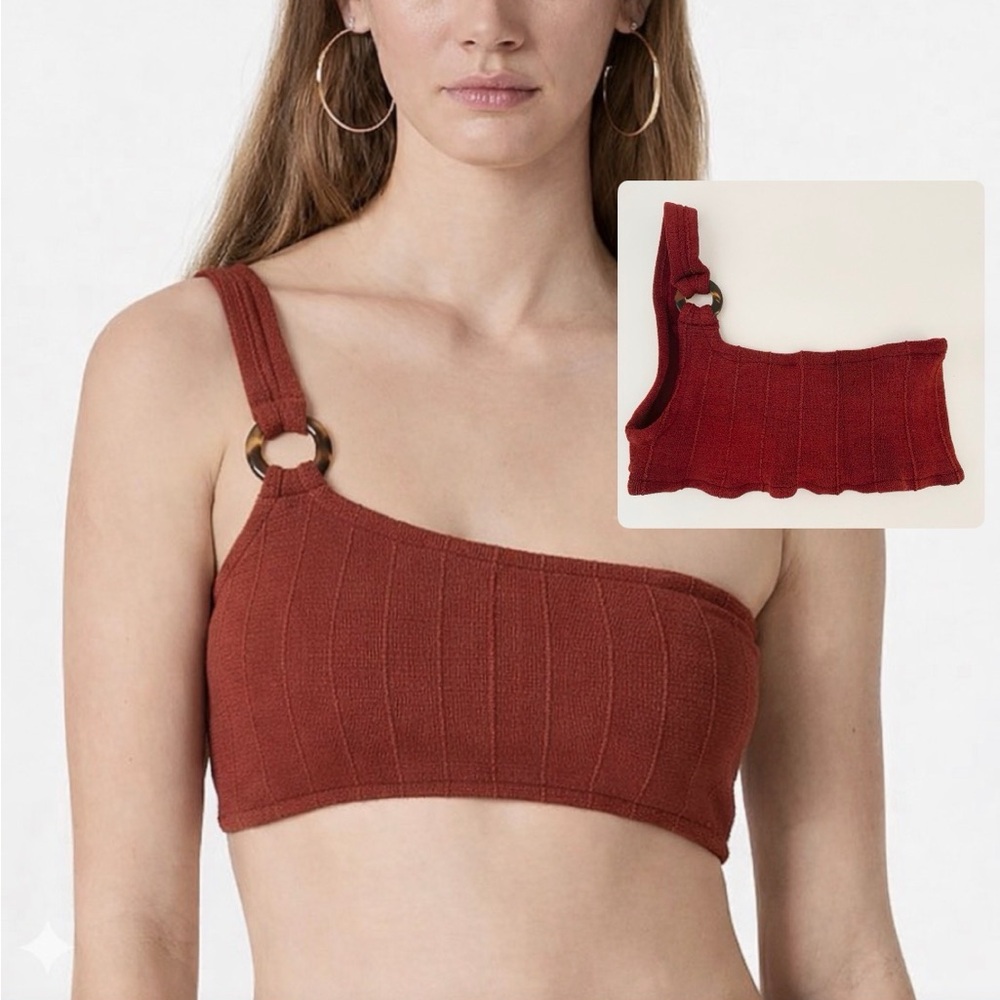 Hunza G One Shoulder Bikini Top